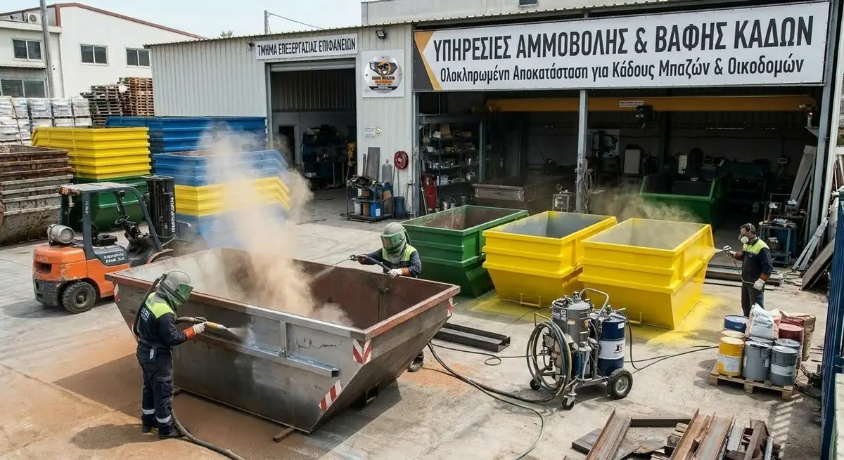 Αμμοβολή & Βαφή